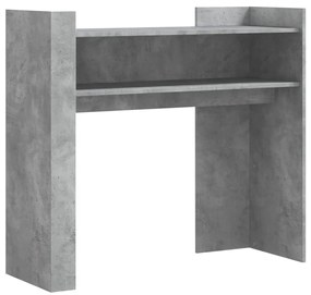 vidaXL Τραπεζάκι Κονσόλα Γκρι Σκυρ. 100x35x90 εκ. από Επεξ. Ξύλο