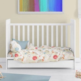 Πάπλωμα Βρεφικό Spaceship 186 Beige DimCol 120x160cm 100% Cotton