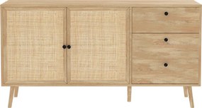 Μπουφές Oslo pakoworld sonoma 150x39x79εκ