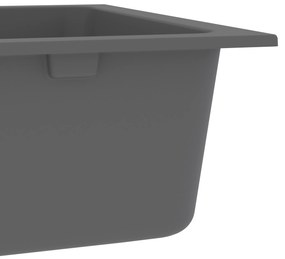 vidaXL Βρύση Κουζίνας Γκρι 760x480x184 εκ. Γρανίτης