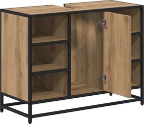 vidaXL Ντουλάπι Μπάνιου Artisan Oak 80 x 33 x 60 εκ Επεξεργασμένο Ξύλο