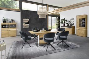 Tibet Τράπεζι Μασίφ Ακακία Σκούρο Καφέ 180x100x77