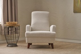 Wing Chair Kana - Cream Cream