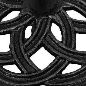 Βάση Ομπρέλας Μαύρη 44 x 44 x 31 εκ. από Χυτοσίδηρο - Μαύρο