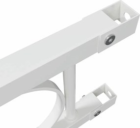 vidaXL Στοιχείο Φράχτη Assen Λευκό 170 x 100 εκ. Ατσάλι