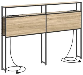 vidaXL Κεφαλάρι Αποθήκης με ράφι Sonoma Δρυς 150 cm Επεξεργασμένο ξύλο