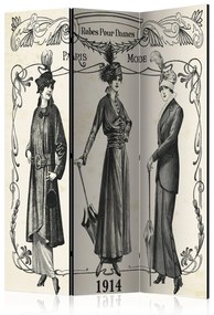 Διαχωριστικό με 3 τμήματα - Dress 1914 [Room Dividers] 135x172