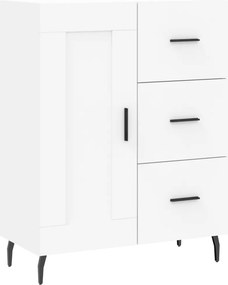 vidaXL Ντουλάπι Λευκό 69,5x34x180 εκ. από Επεξεργασμένο Ξύλο
