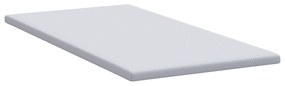 vidaXL Στρώματα Λευκό 90 x 200 cm 100% ύφασμα πολυεστέρα με τζακάρ