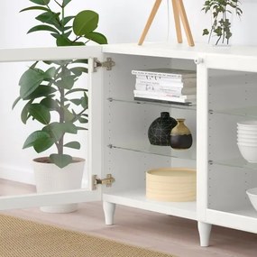 BESTÅ σύνθεση αποθήκευσης με πόρτες, 180x42x74 cm 293.849.03