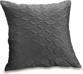 Διακοσμητική Μαξιλαροθήκη (45x45) Whitegg D0230 Γκρι