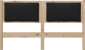 vidaXL Κεφαλάρι Άλλο Καφέ 140 cm Μασίφ ξύλο πεύκου
