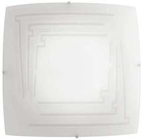 Φωτιστικό Οροφής - Πλαφονιέρα I-Concept/PL40 E27 40x40x7cm White Luce Ambiente Design