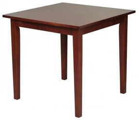 NATURALE τραπέζι Mdf Καρυδί 80x80x74 cm Ε7672