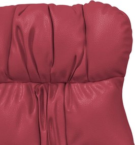 vidaXL Πολυθρόνα Κόκκινο 69 x 74 x 93 εκ. Δερματίνη