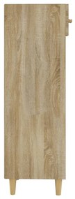 vidaXL Παπουτσοθήκη Sonoma Δρυς 30x35x105 εκ. από Επεξεργασμένο Ξύλο