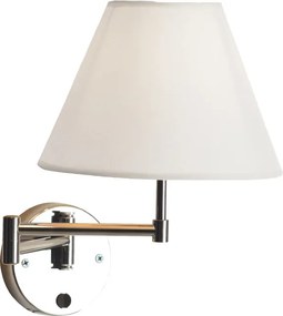 Απλίκα Τοίχου Aca Suwon SUWB01C Chrome/White