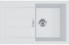 Franke Sirius 2.0 611-78 (500) Αντιστρεφόμενος Polar White Tectonite Νεροχύτης 45cm