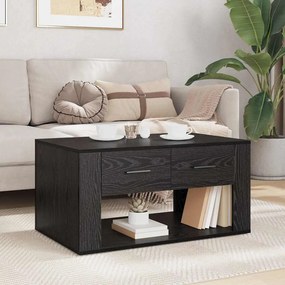 vidaXL Τραπεζάκι σαλονιού Μαύρη Οξυά 80 x 50 x 40 cm