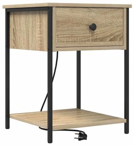 vidaXL Κομοδίνο Sonoma Δρυς 42 x 41 x 56 εκ. Επεξεργασμένο ξύλο