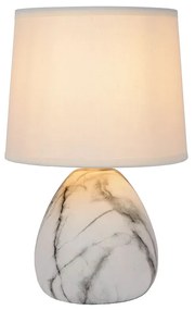 Φωτιστικό Επιτραπέζιο Lucide 47508-81-31 MARMO Λευκό (White)|Λευκό (White)