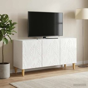 VidaXL Ντουλάπι TV 99 x 34,5 x 50 εκ. Γυαλιστερό Λευκό