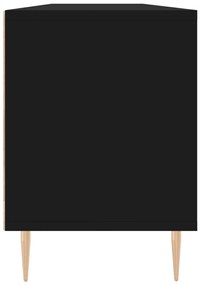 vidaXL Έπιπλο Τηλεόρασης Μαύρο 150x30x44,5 εκ. Επεξεργασμένο Ξύλο