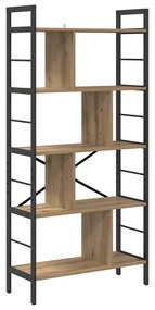 vidaXL Ράφι Βιβλίων Artisan Oak 75 x 30 x 156 εκ. Επεξεργασμένο ξύλο
