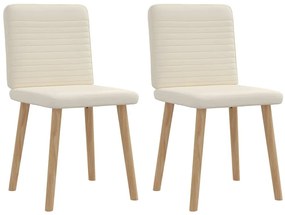 Καρέκλες Τραπεζαρίας vidaXL 2 τεμ Λινό