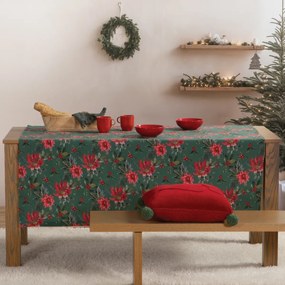 Χριστουγεννιάτικο Τραπεζομάντηλο (140x140) Nef-Nef Homeware Mistletoe