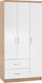 ΝΤΟΥΛΑΠΑ 3ΦΥΛΛΗ ME 2 ΣΥΡΤΑΡΙΑ CAESAR HM340.06 SONAMA - ΛΕΥΚO 89x42,5x181 εκ.