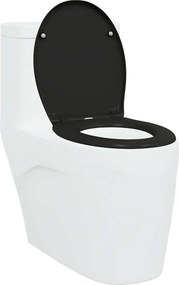 vidaXL Λεκάνη Μαύρο 47 x 37 x 4 εκ Δυροπλάστ