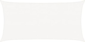 vidaXL Πανί Σκίασης Λευκό 2,5 x 4,5 μ. από HDPE 160 γρ./μ²
