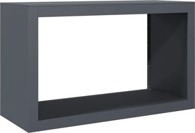 vidaXL Ράφι Καυσόξυλων Ανθρακί 100x40x60 εκ. Ατσάλινο