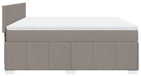 ΚΡΕΒΑΤΙ BOXSPRING ΜΕ ΣΤΡΩΜΑ TAUPE 180X200 ΕΚ. ΥΦΑΣΜΑΤΙΝΟ 3287144