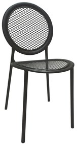 700-022 Καρέκλα Zenia-C Μαύρο 54 x 42.5 x 90 Μαύρο Μέταλλο, 1 Τεμάχιο