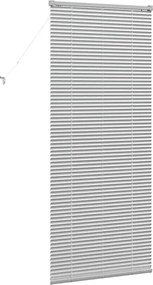 vidaXL Βενετσιάνικες Ρόδες Ασημί 175 x 80 εκ Αλουμίνιο