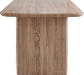 Tραπέζι Faghan pakoworld καφέ mdf 180x90x76εκ