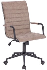 Καρέκλα Γραφείου Senso 25-0727 52x60x101.5cm Beige-Black
