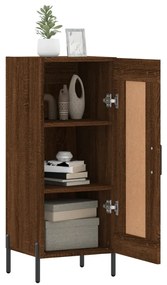 vidaXL Ντουλάπι Καφέ Δρυς 34,5 x 34 x 90 εκ. Επεξεργασμένο Ξύλο