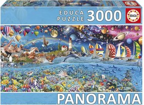 Παζλ Educa Panorama de la Vida 3000 Τεμάχια