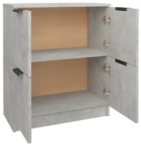 vidaXL Ντουλάπι Γκρι Σκυροδέματος 60x30x70 εκ. από Επεξεργασμένο Ξύλο