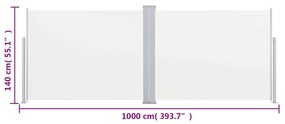 ΣΚΙΑΣΤΡΟ ΠΛΑΪΝΟ ΣΥΡΟΜΕΝΟ ΚΡΕΜ 140 X 1000 ΕΚ. 48485