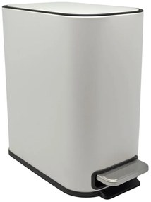 Καλάθι Μπάνιου Bello Soft Close Slim Λευκό Μέταλλο 5lt ANKOR