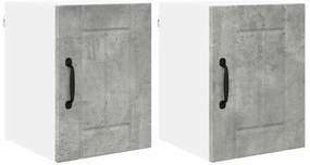vidaXL Ντουλάπα Κουζίνας Lucca 2 pcs Γκρι Σκυροδέματος