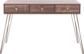 ΚΟΝΣΟΛΑ KAITLYN HM8653 ΚΑΡΥΔΙ ΜΕ ΧΡΥΣΟ 120x55x79,5Y εκ.