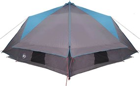 vidaXL Τέντα Teepee 10 Ατόμων 10 άτομο Μπλε και Γκρι