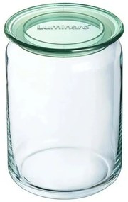 Δοχείο Αποθήκευσης Pure V6219 1lt Clear-Green Luminarc Γυαλί