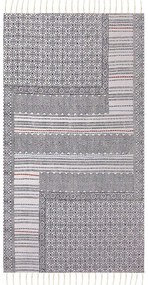 Χαλί Art 1018 Χειροποιήτο Grey-White New Plan 70X190cm