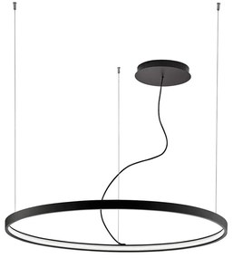 Φωτιστικό Οροφής Led Verdi 4224300 D900 Black Viokef Μέταλλο